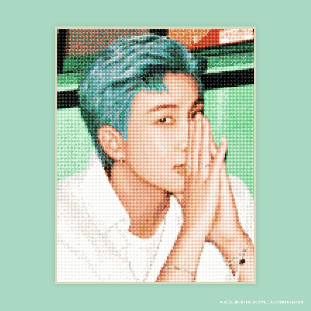 BTS Official DIY Cubic Painting Ver 4 + Photocard (Free Express