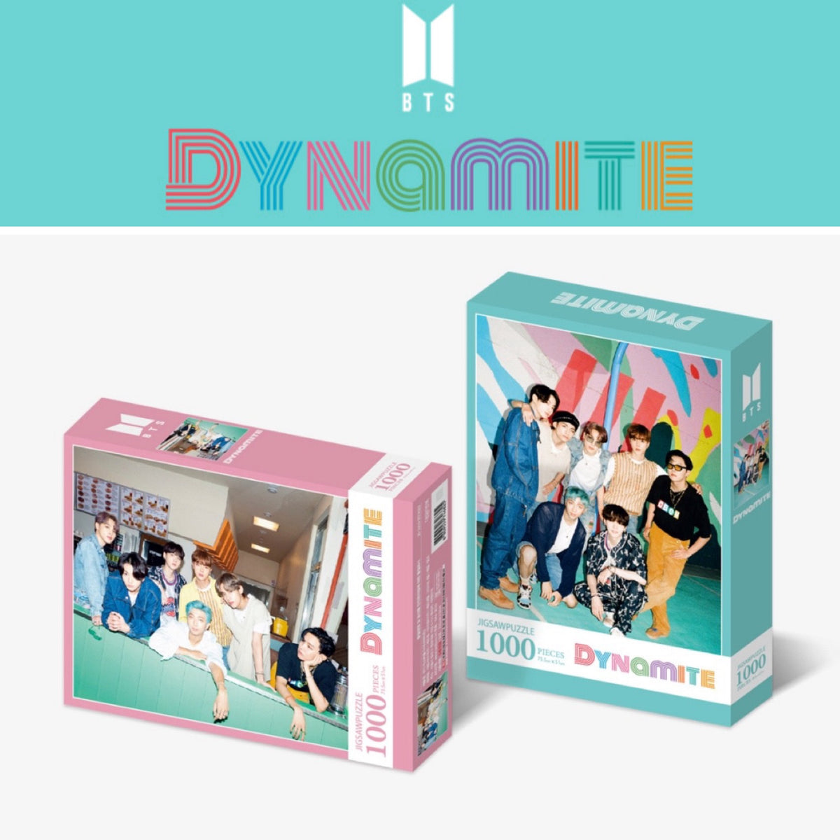 BTS Official Dynamite Jigsaw Puzzle 1000pcs (2 Types) – kheartshop