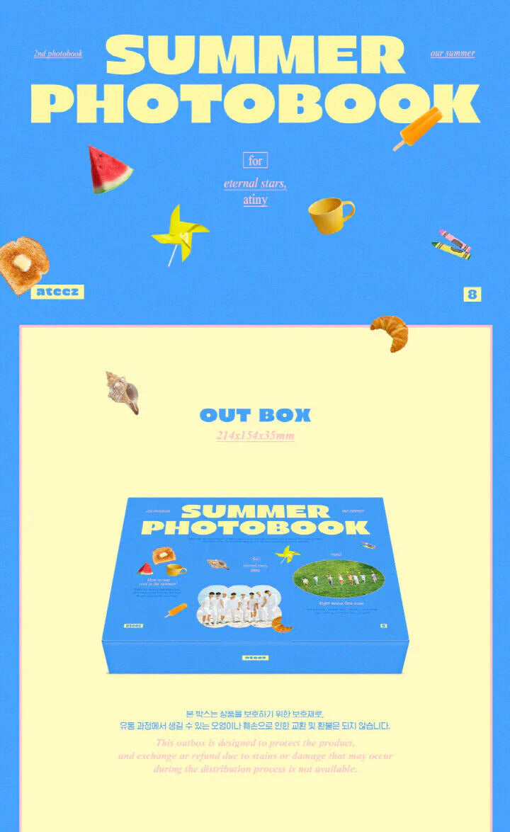 ATEEZ - ATEEZ 2022 OFFICIAL SUMMER PHOTOBOOK – kheartshop