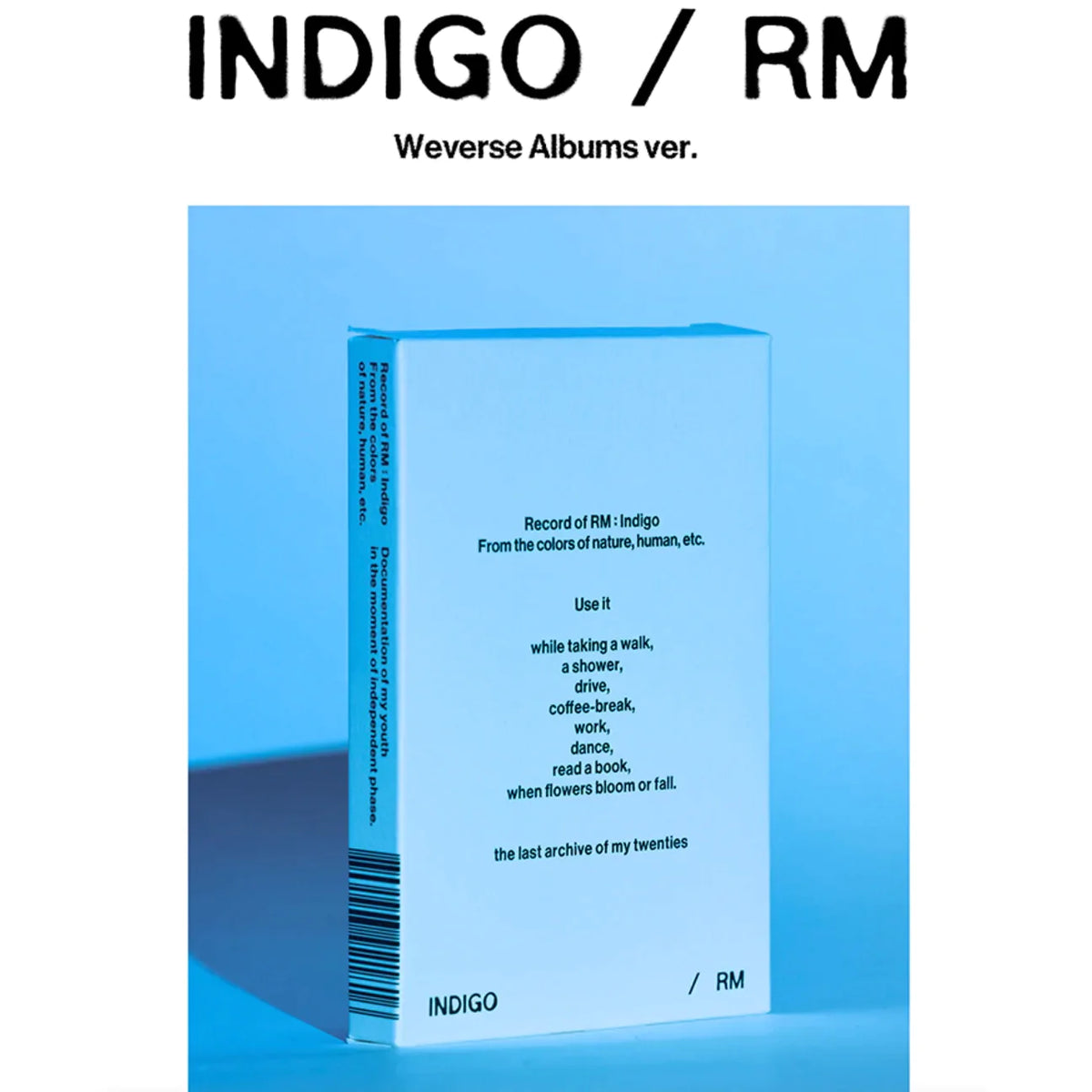BTS RM - INDIGO SET (Postcard + Book Edition + Weverse PO