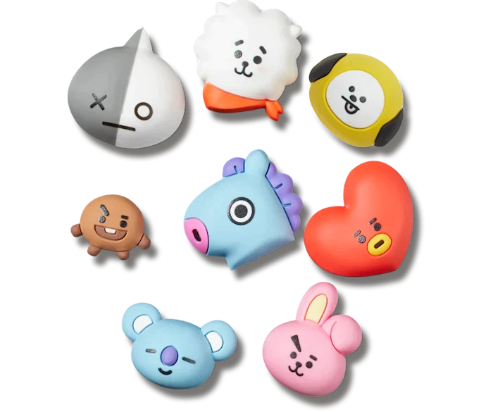 JIBLUE グッズ BT21 x Crocs Official Collaboration Jibblitz / Charms SET – kheartshop