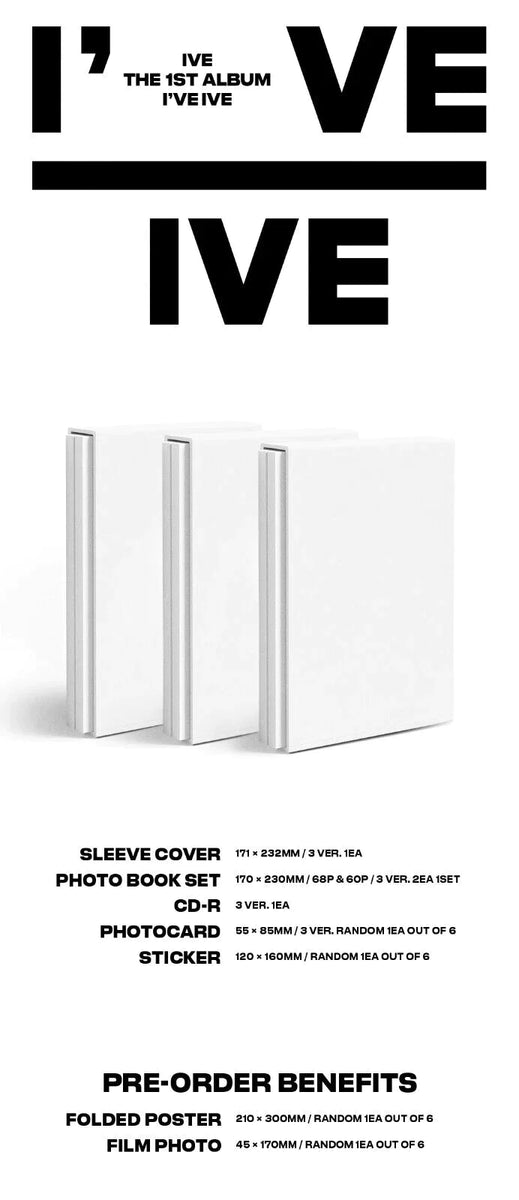 Starship POB] IVE - 1ST ALBUM [I've IVE] PHOTOBOOK Ver. - Escorrega o