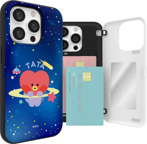 BT21 Official minini Space Magnet Card Bumper Case for iPhone