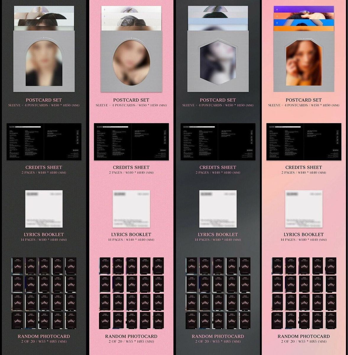 BLACKPINK THE ALBUM まとめ売り BLACKPINK THE ALBUM 3形態 まとめ売り - メルカリ
