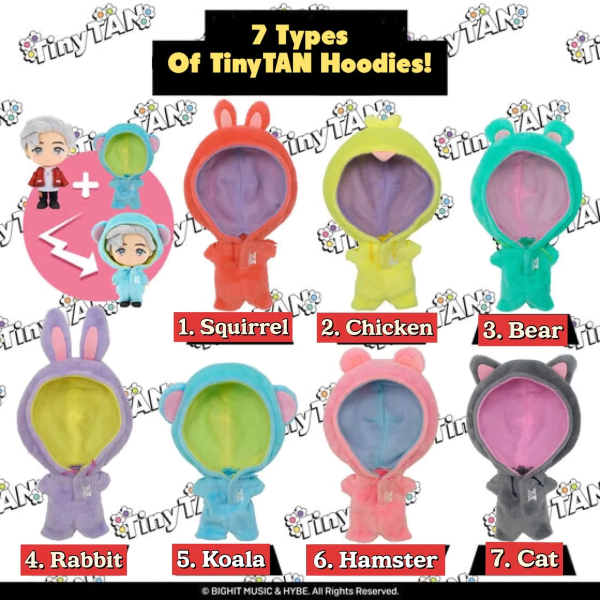 BTS TinyTAN JAPAN - Official HOODIE-FiGU! – kheartshop