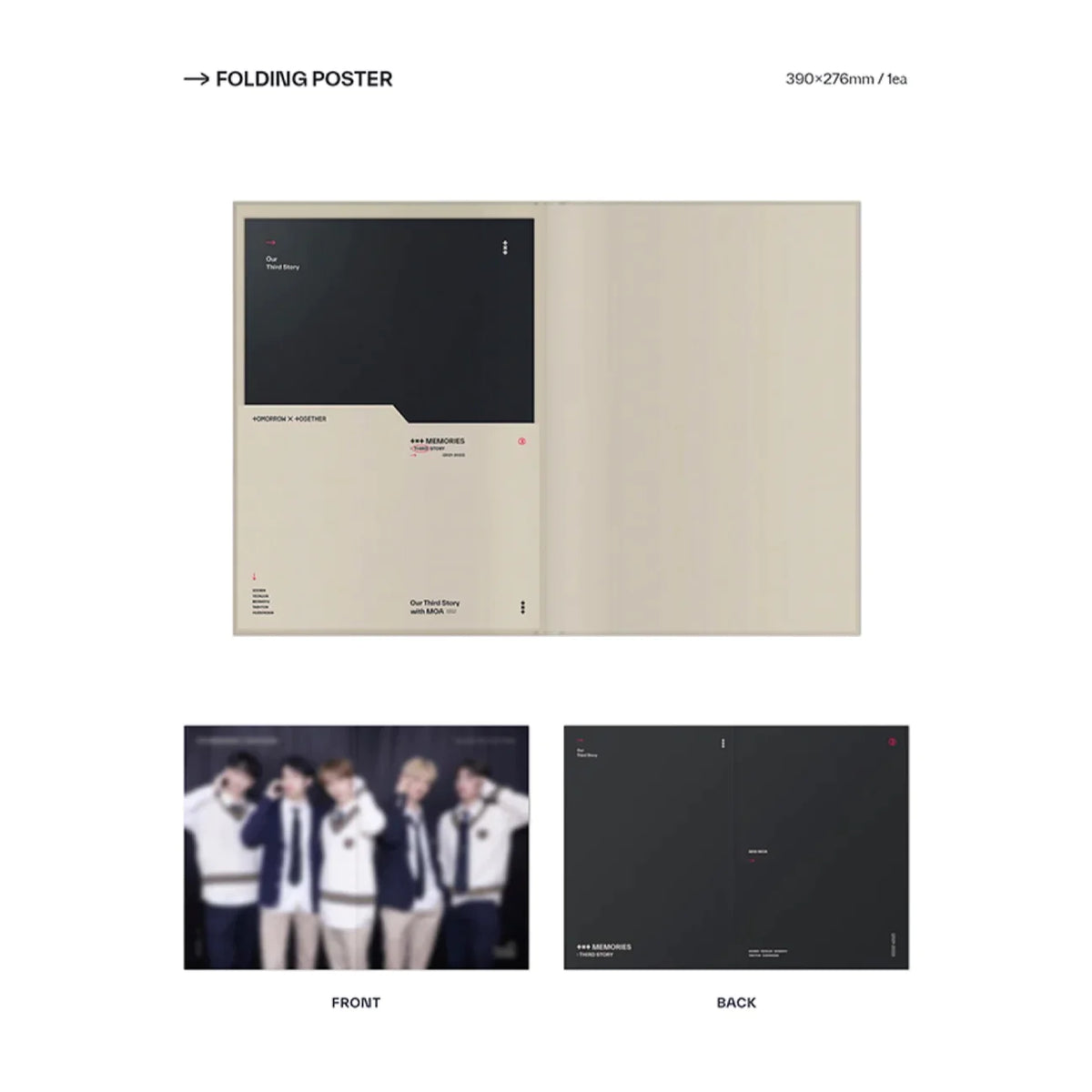 TOMORROW X TOGETHER : MEMORIES THIRD STORY DVD – kheartshop