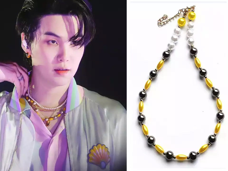BTS STYLE - Suga Yellow Necklace – kheartshop