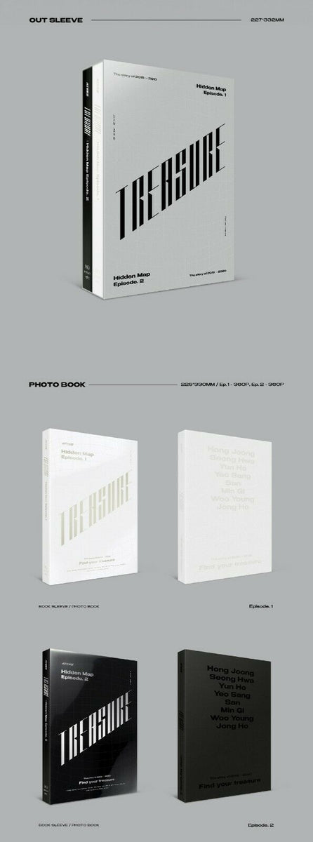 ATEEZ - ATEEZ TREASURE : Hidden Map – kheartshop