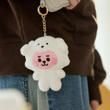 BT21 Official Fluffy Plush Keyring