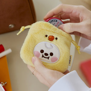 BT21 Official Fluffy Mini Bag Charm Pouch