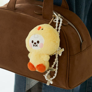 BT21 Official Fluffy Plush Keyring