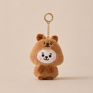 BT21 Official Fluffy Plush Keyring