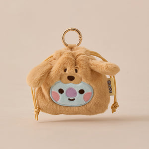 BT21 Official Fluffy Mini Bag Charm Pouch