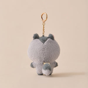 BT21 Official Fluffy Plush Keyring