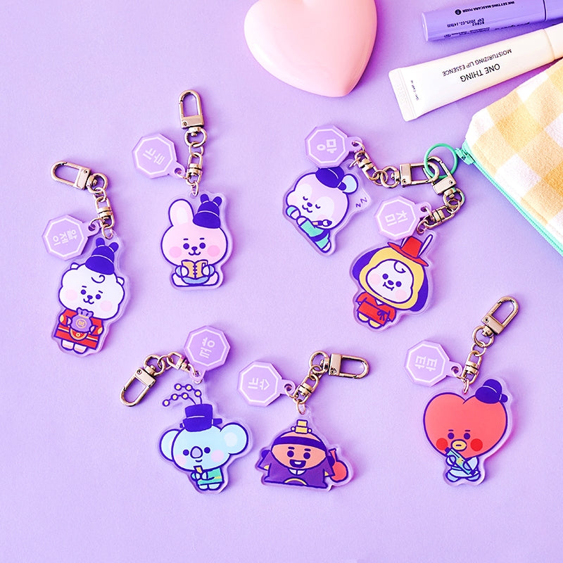 BT21 Official Acrylic Keyring K-EDITION ver.2 – kheartshop