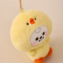 BT21 Official Fluffy Plush Keyring