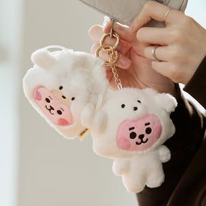 BT21 Official Fluffy Mini Bag Charm Pouch