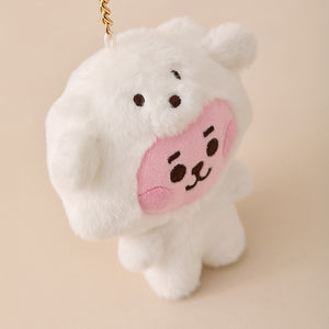 BT21 Official Fluffy Plush Keyring