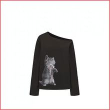 KPOP STYLE - BLACKPINK LISA Kitten Shirt