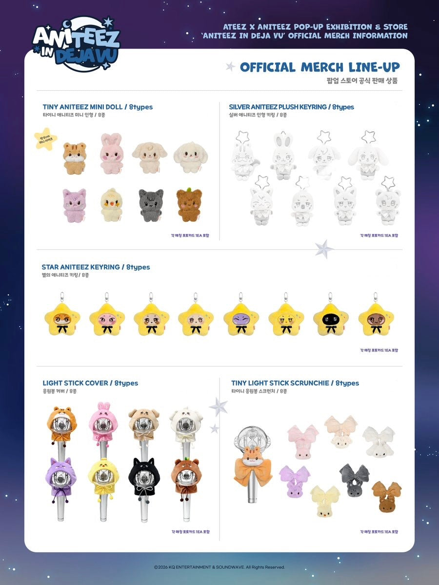 ATEEZ ANITEEZ IN DEJA VU Pop Up Official MD – kheartshop