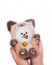 BT21 JAPAN - OFFICIAL CAT DAY JIMIN SET: PLUSH + KEYCHAIN + POUCH