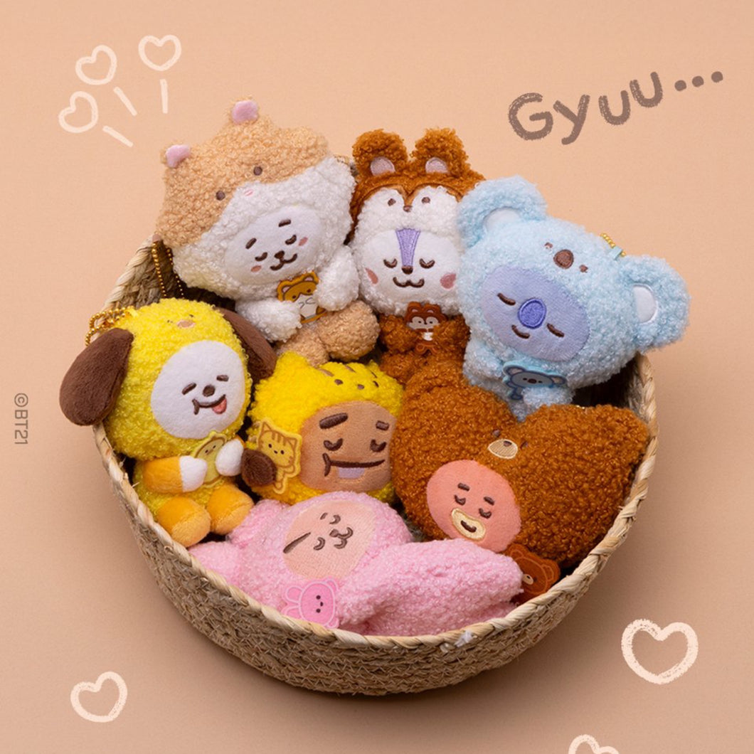 BTS BT21 JAPAN - Official Motto Hug Keychain