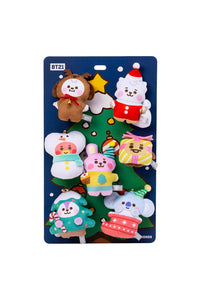 BT21 JAPAN - Official Ornament 7pcs Set Holiday Edition (Little Friends)