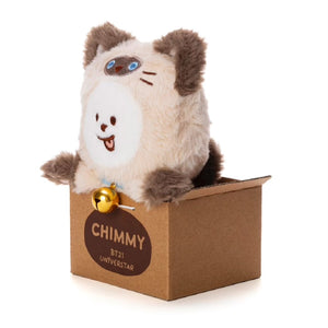 BT21 JAPAN - OFFICIAL CAT DAY JIMIN SET: PLUSH + KEYCHAIN + POUCH