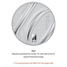 BTS OFFICIAL 10TH ANNIVERSARY MEDAL (SILVER 1/2 OZ)