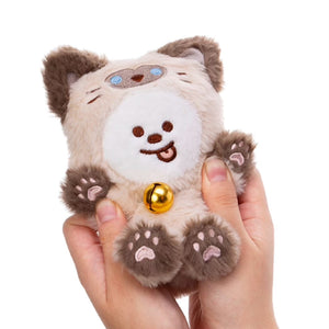BT21 JAPAN - OFFICIAL CAT DAY JIMIN SET: PLUSH + KEYCHAIN + POUCH