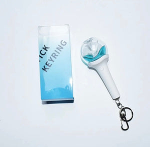 KPOP MINI LIGHTSTICK KEYCHAIN + Free Gift