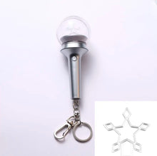 KPOP MINI LIGHTSTICK KEYCHAIN + Free Gift