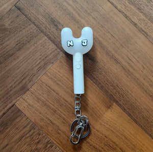 KPOP MINI LIGHTSTICK KEYCHAIN + Free Gift