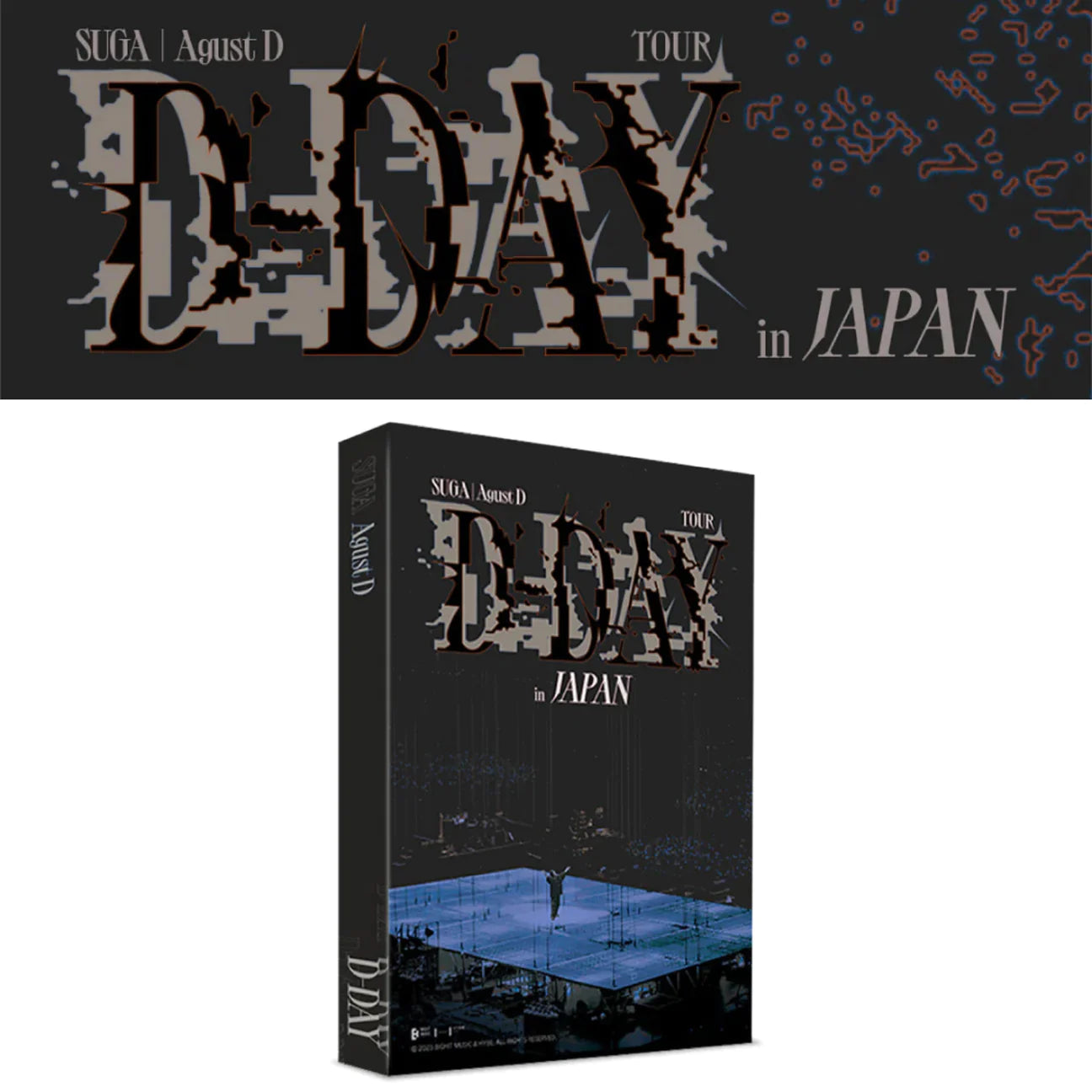 SUGA Agust D TOUR D-DAY in JAPAN Blu-Ray Limited Edition – kheartshop