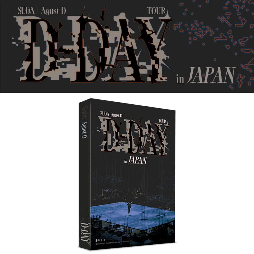 SUGA Agust D TOUR D-DAY in JAPAN Blu-Ray Limited Edition – kheartshop SUGA Agust D TOUR D-DAY in JAPAN Blu-Ray Limited Edition – kheartshop