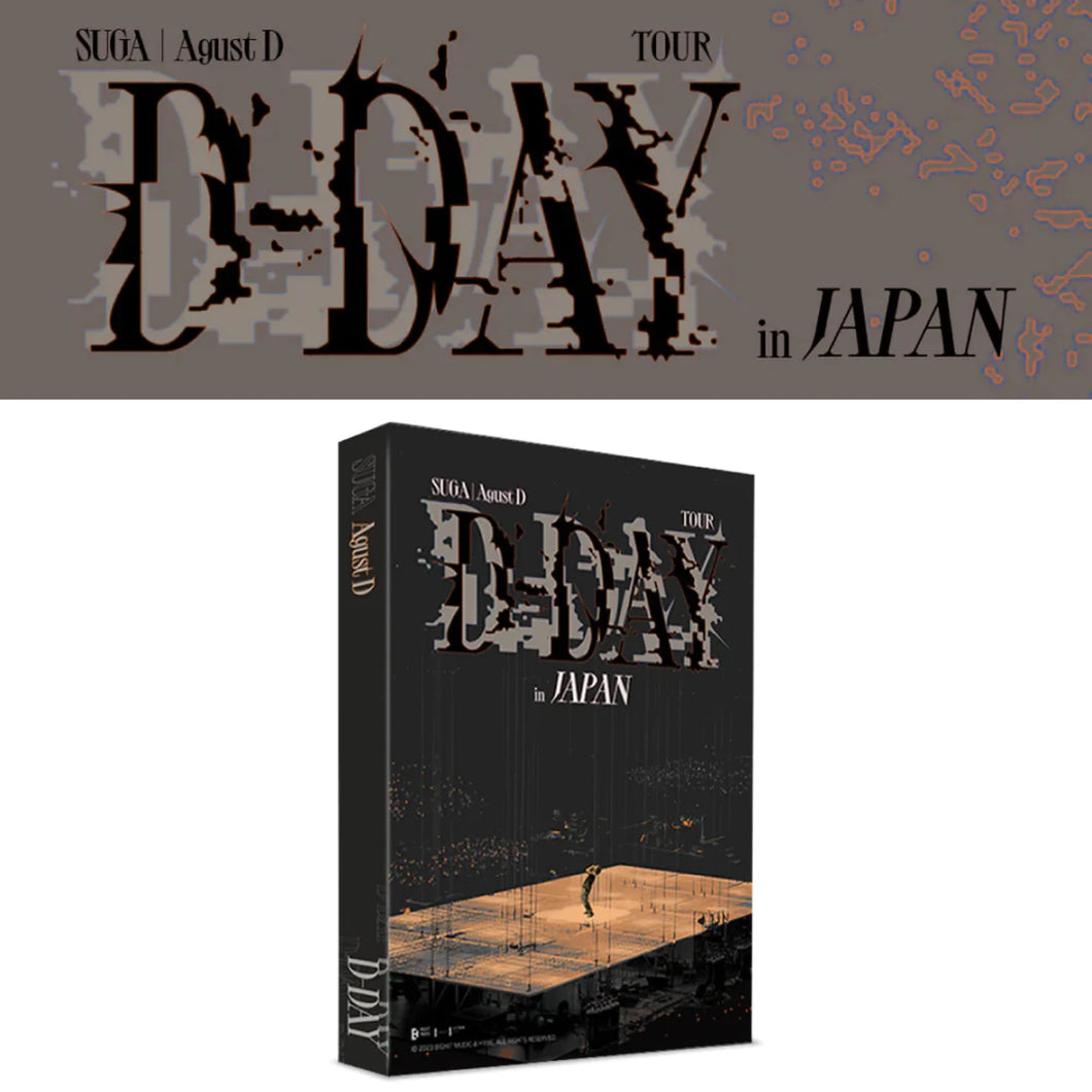 【BTS】SUGA / Agust D 'D-DAY' 新品未開封 DVD SUGA Agust D TOUR D-DAY in JAPAN DVD Limited Edition