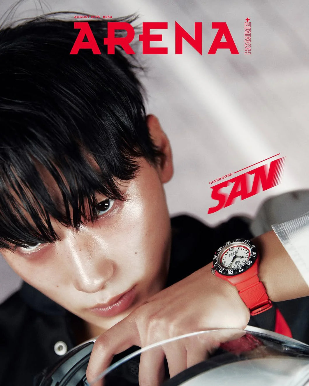 ARENA HOMME PLUS Korea - ATEEZ SAN August 2025