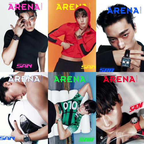 ARENA HOMME PLUS Korea - ATEEZ SAN August 2025
