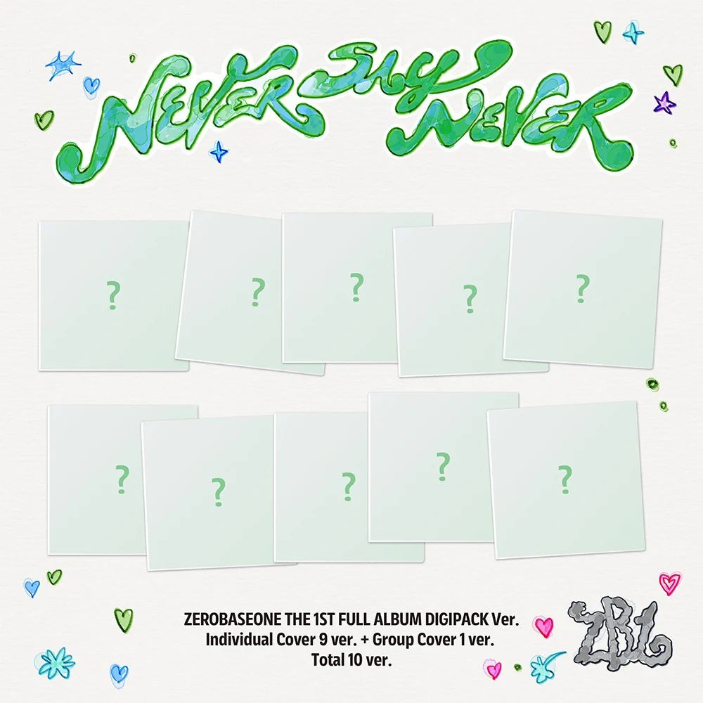 ZEROBASEONE ZB1 - NEVER SAY NEVER Digipack Ver