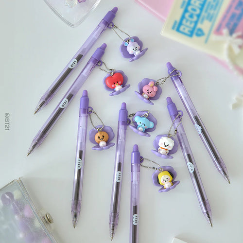 BT21 JAPAN - Official PEARL Purple Ballpoint Pen