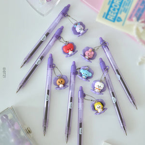 BT21 JAPAN - Official PEARL Purple Ballpoint Pen
