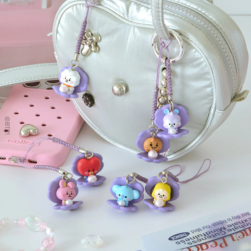 BT21 JAPAN - Official PEARL Figure Strap Keyring