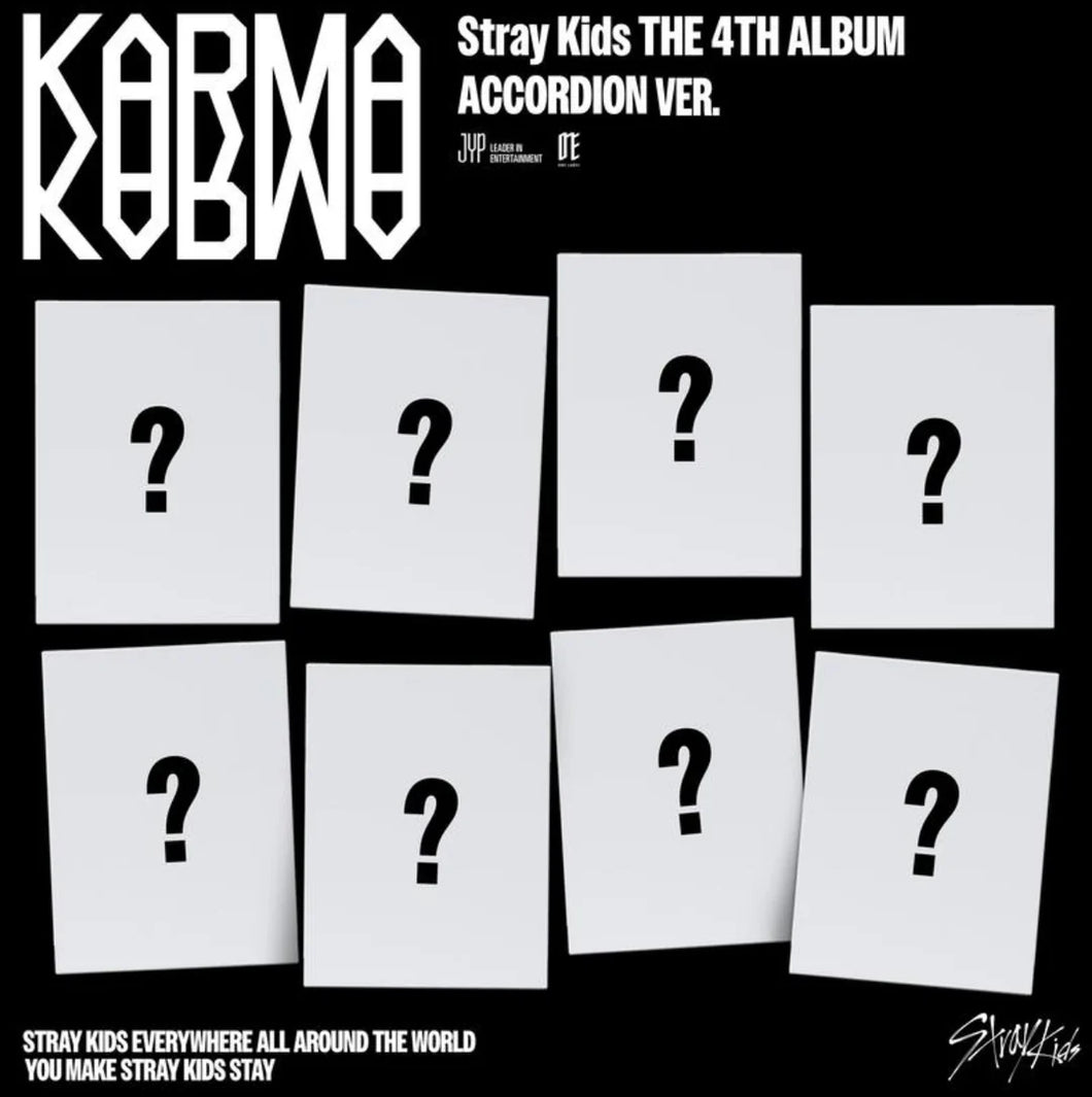 STRAY KIDS - KARMA 4th Album ACCORDION Ver