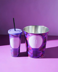 BTS x CGV - FOREVER WE ARE YOUNG ARMY Tin Bucket & Cold Cup