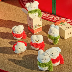 BT21 Minini Official Petit Holiday Random Plush Keyring