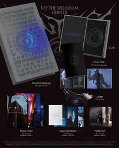 SHINee KEY - HUNTER 3rd Album MONUMENT Ver