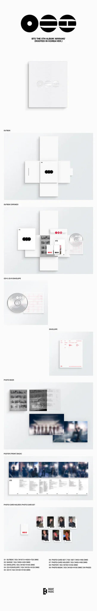 BTS The 5th Album 'ARIRANG' (Rooted in Korea Ver.) - BTS BTS The 5th Album 'ARIRANG' (Rooted in Korea Ver.) - BTS