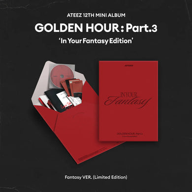 ATEEZ - GOLDEN HOUR : PART 3 IN YOUR FANTASY Edition Fantasy Ver LIMITED EDITION