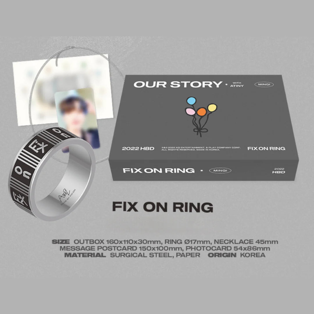 ATEEZ MINGI - FIX ON HBD POP-UP Official MD (Pre-Order NOVEMBER ATEEZ MINGI - FIX ON HBD POP-UP Official MD (Pre-Order NOVEMBER
