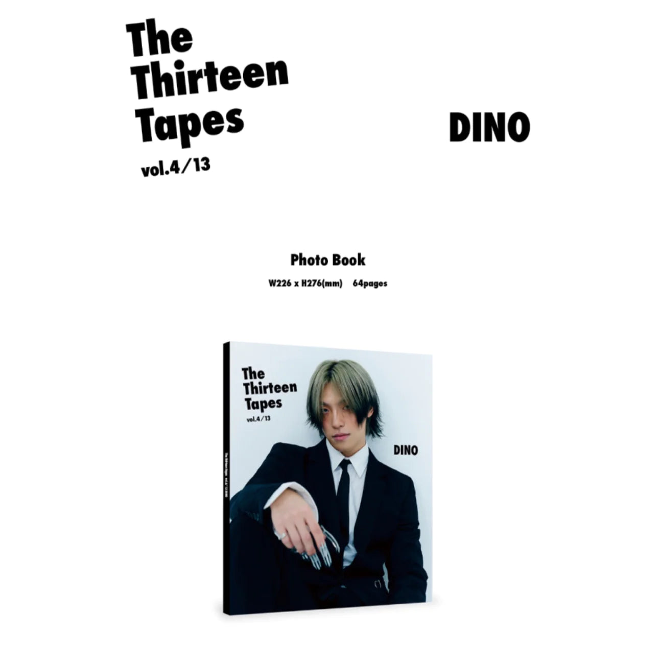 SEVENTEEN DINO - The Thirteen Tapes (TTT) Vol. 4/13 – kheartshop SEVENTEEN DINO - The Thirteen Tapes (TTT) Vol. 4/13 – kheartshop
